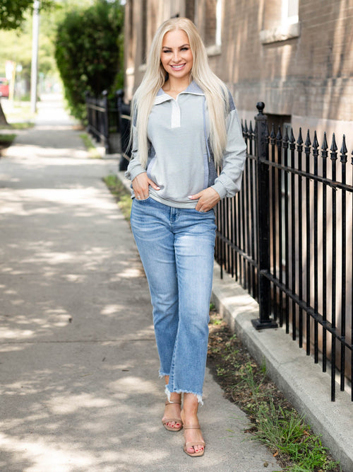 soft striped pullover top