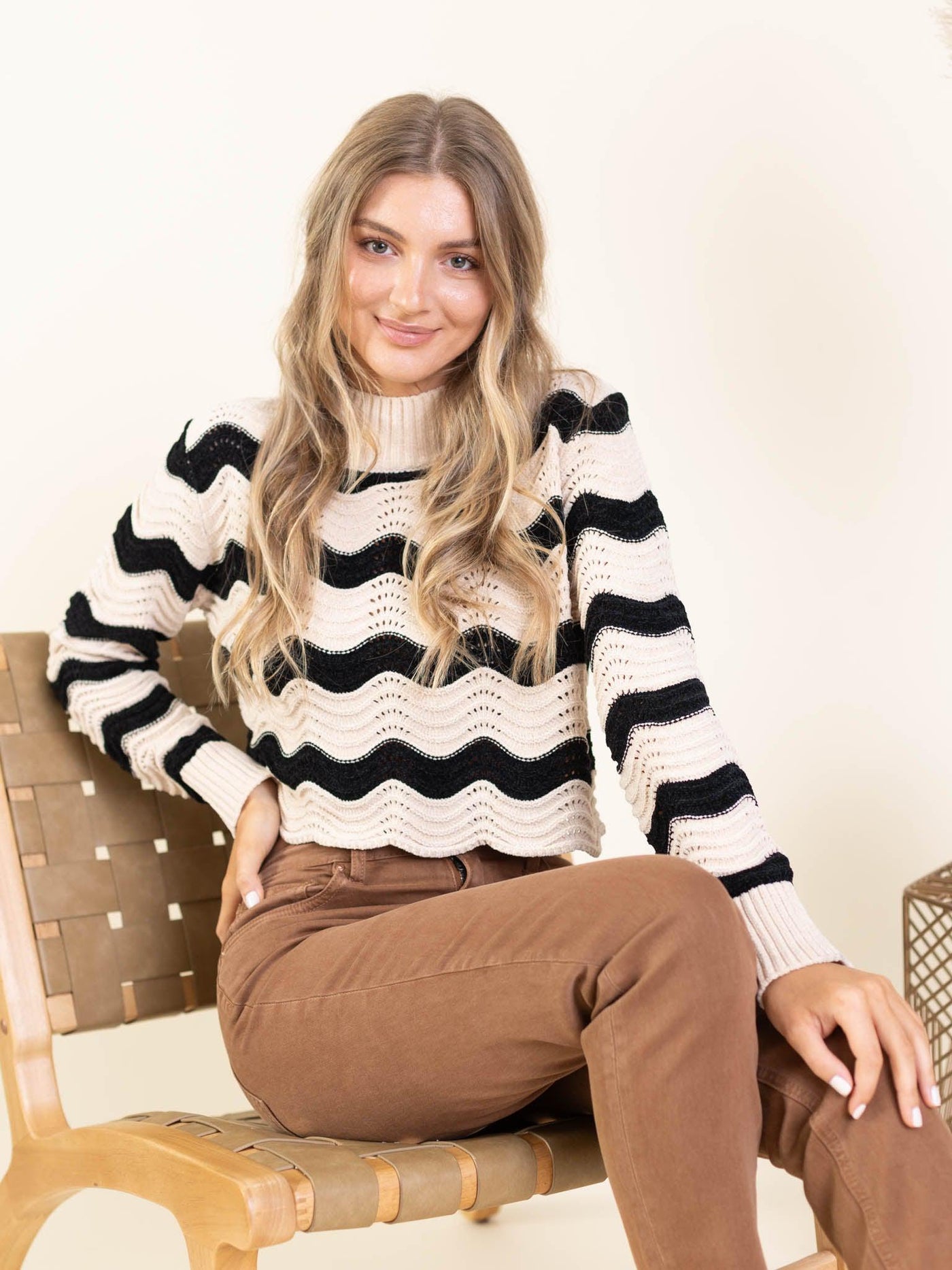 high neck sweater