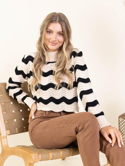 high neck sweater