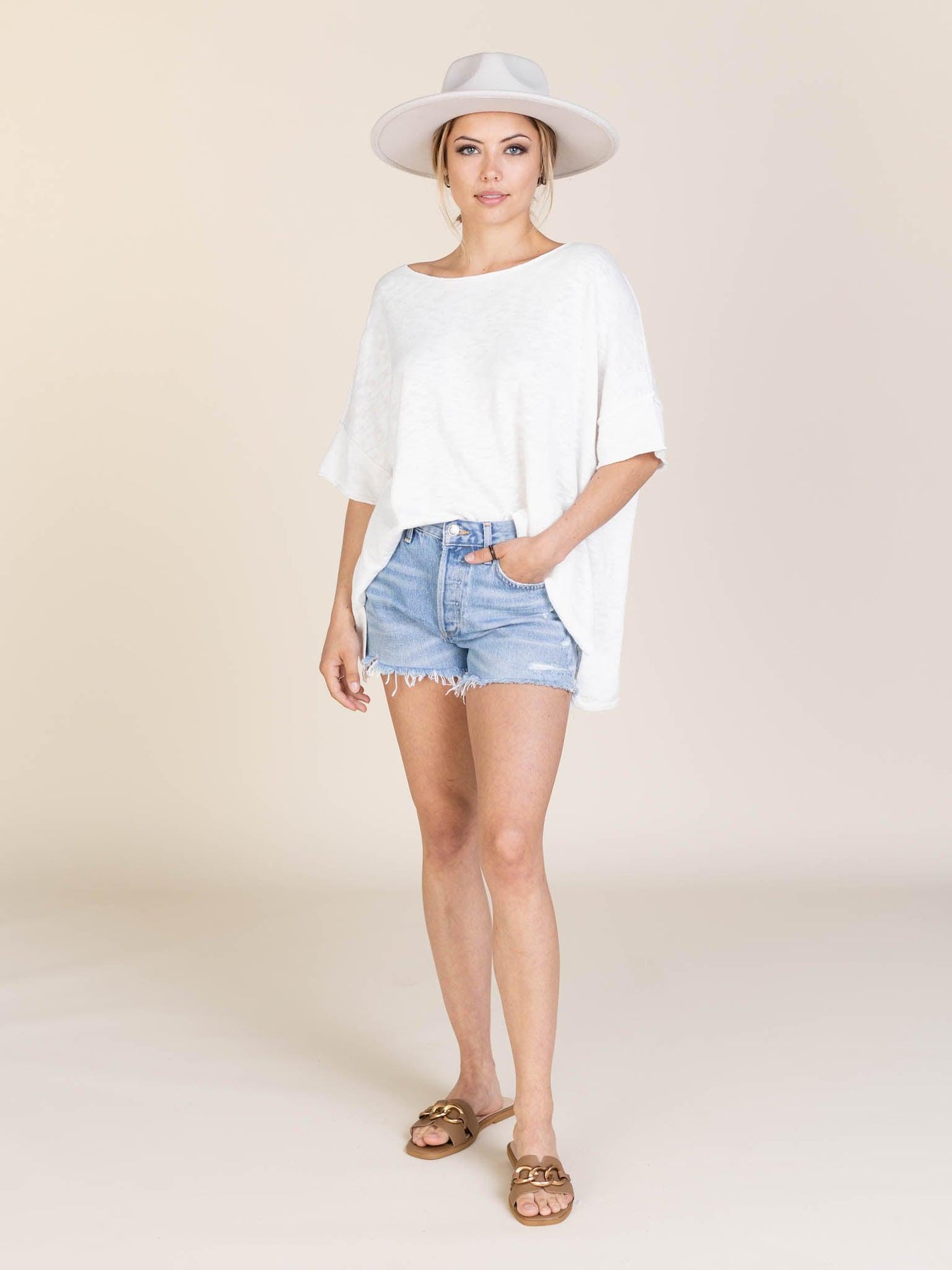 oversized basic top