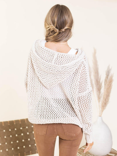 soft oversized hooded sweater