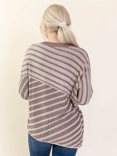 assymetrical hem sweater