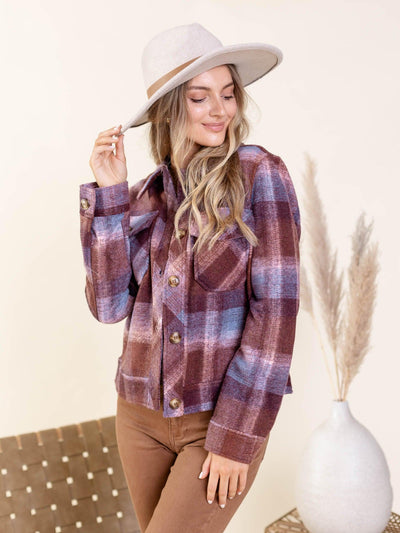 cropped plaid jacket