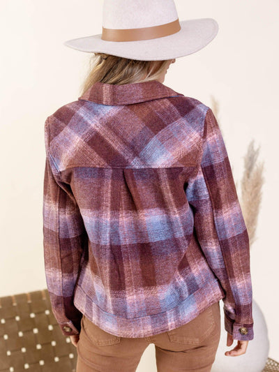 short plaid jacket