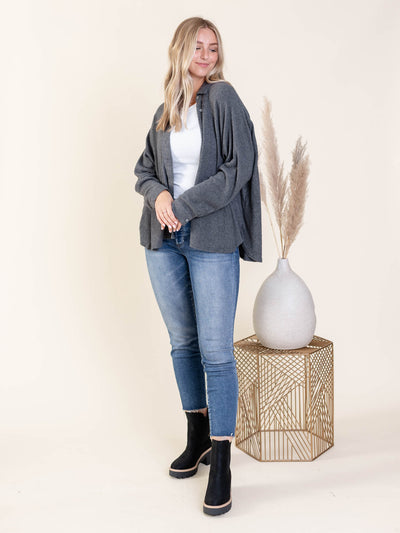 relaxed shirt jacket
