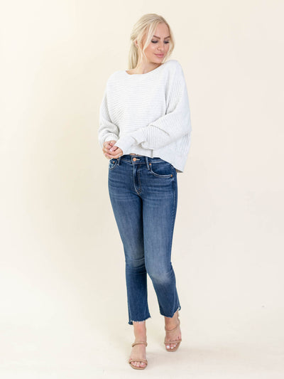 cropped dolman sweater