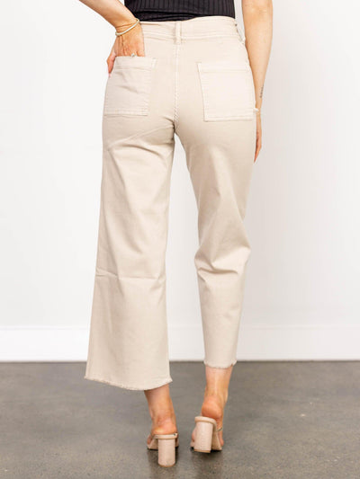 wide cropped denim