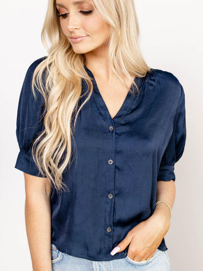 button front blouse