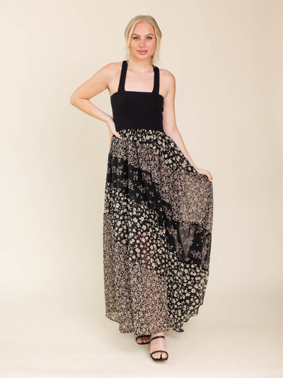 strappy maxi dress