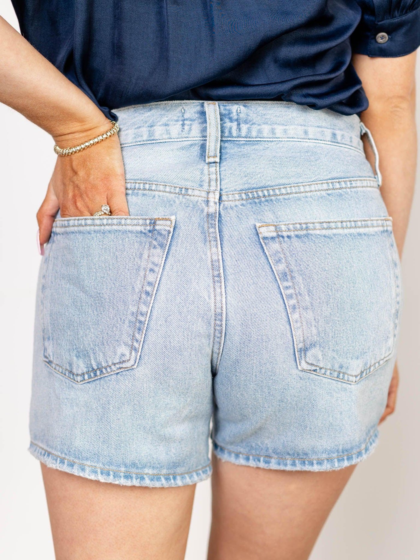 denim shorts