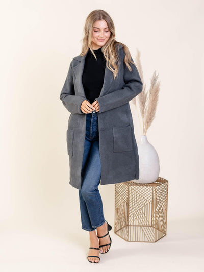 collared cardigan
