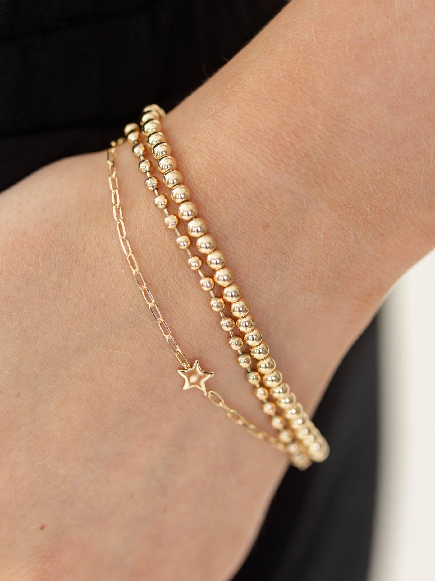 Dainty Stay Ball Bead Bracelet