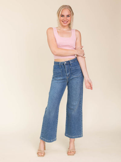 medium cropped denim