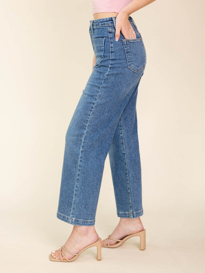 just black medium denim