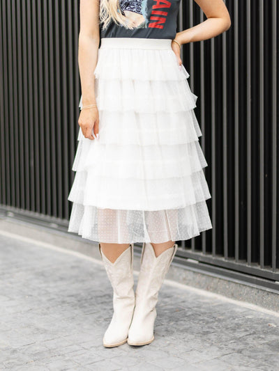 ivory skirt