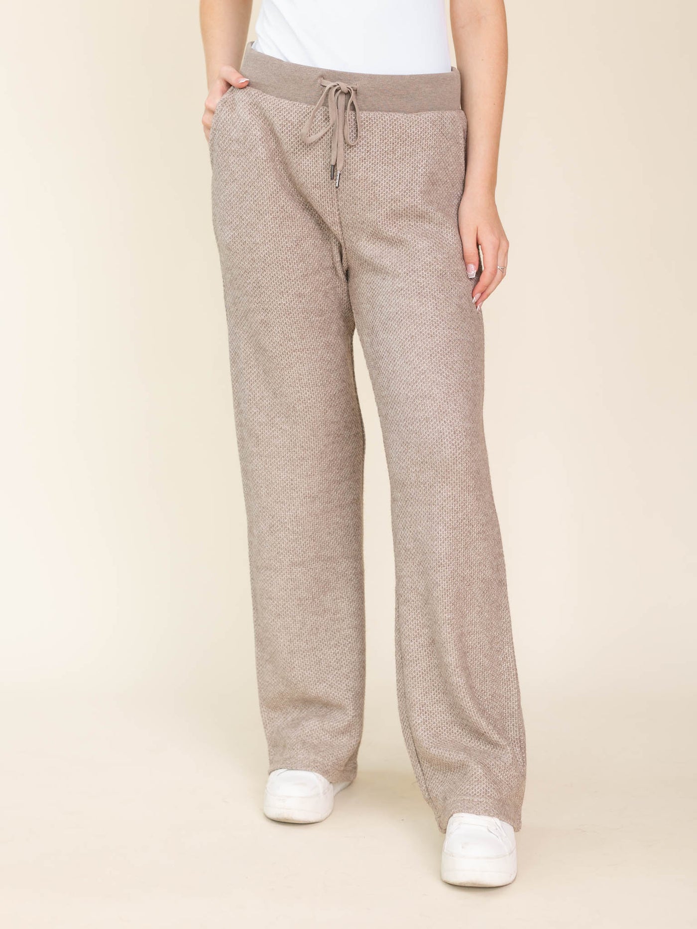 textured soft pants