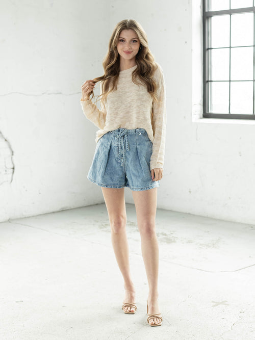 cream lightweight sweater