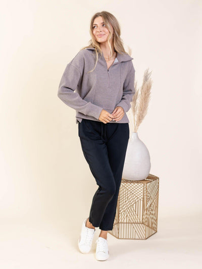 textured sweatshirt