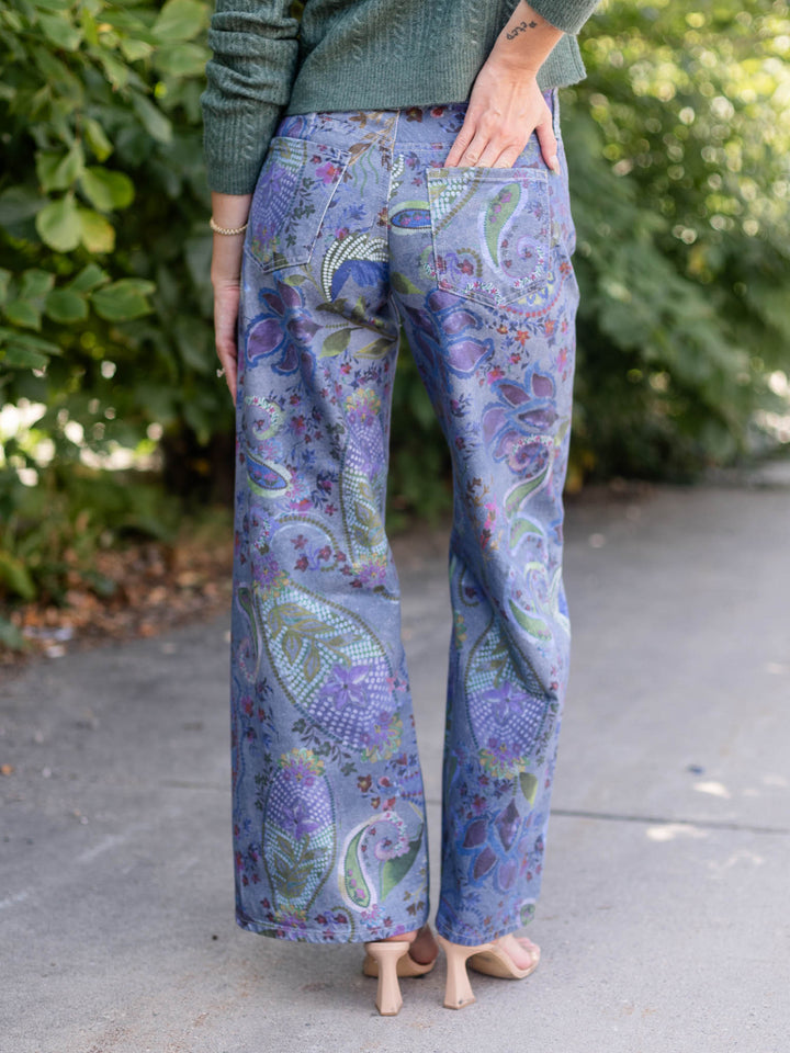 paisley jeans