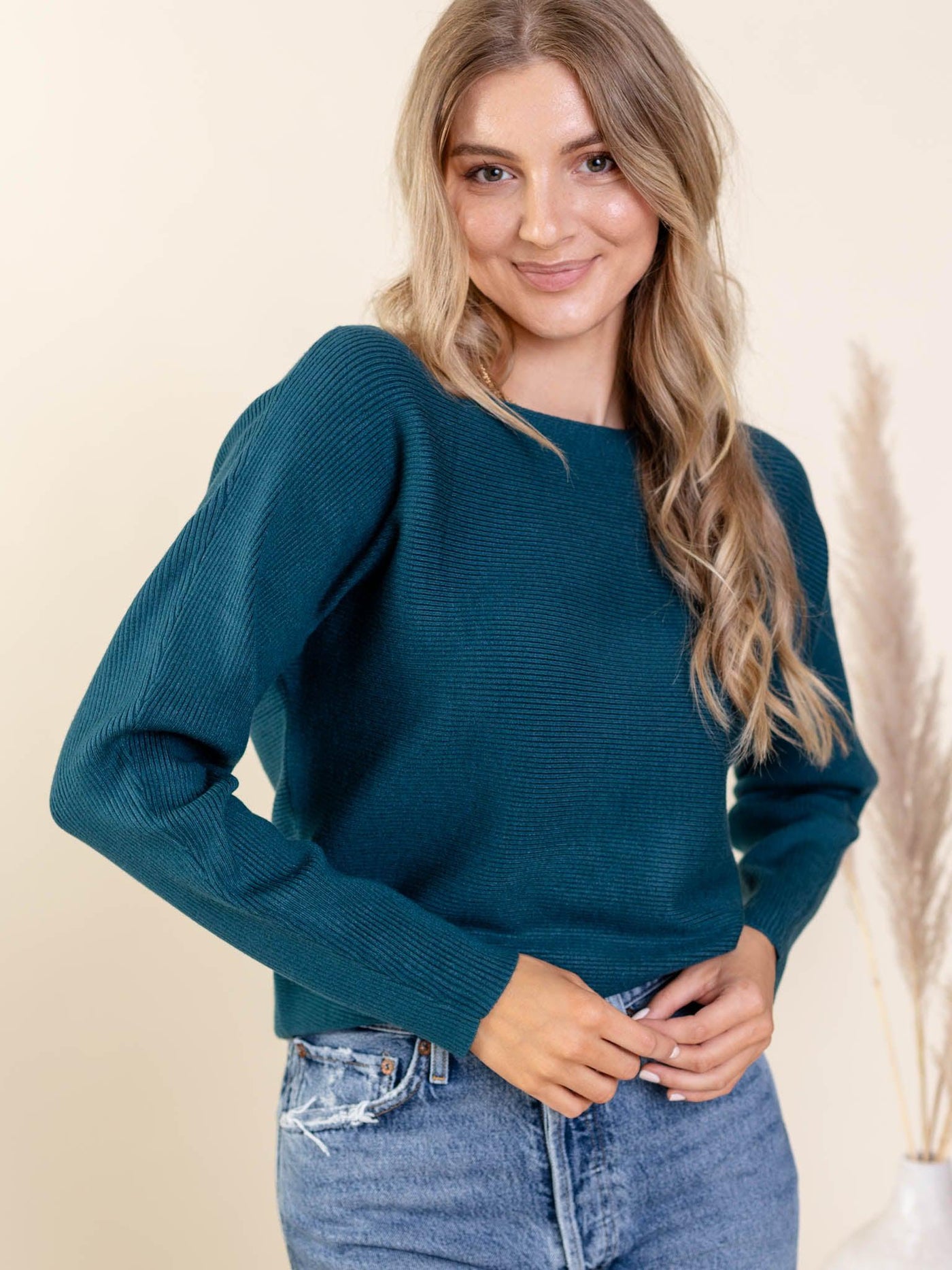 boat neck colored top