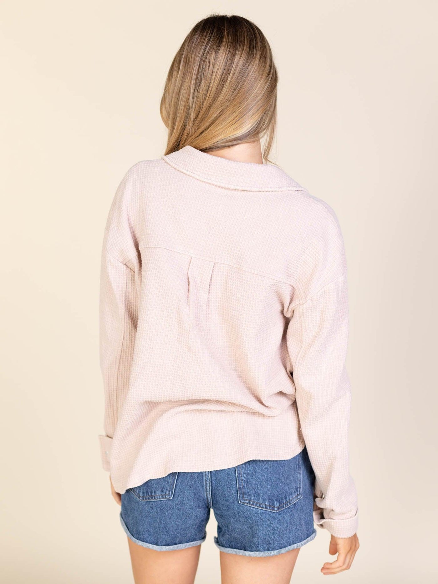 button front utility shacket