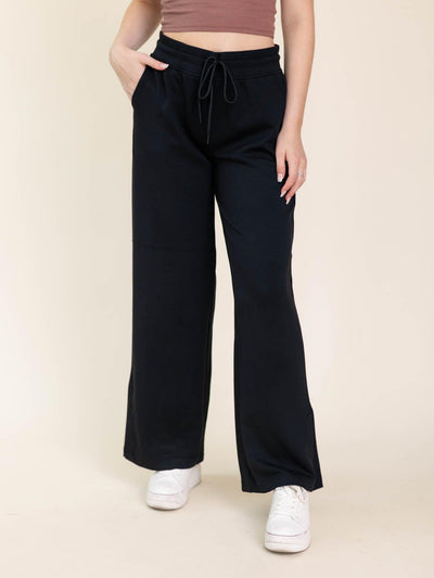 black soft pant