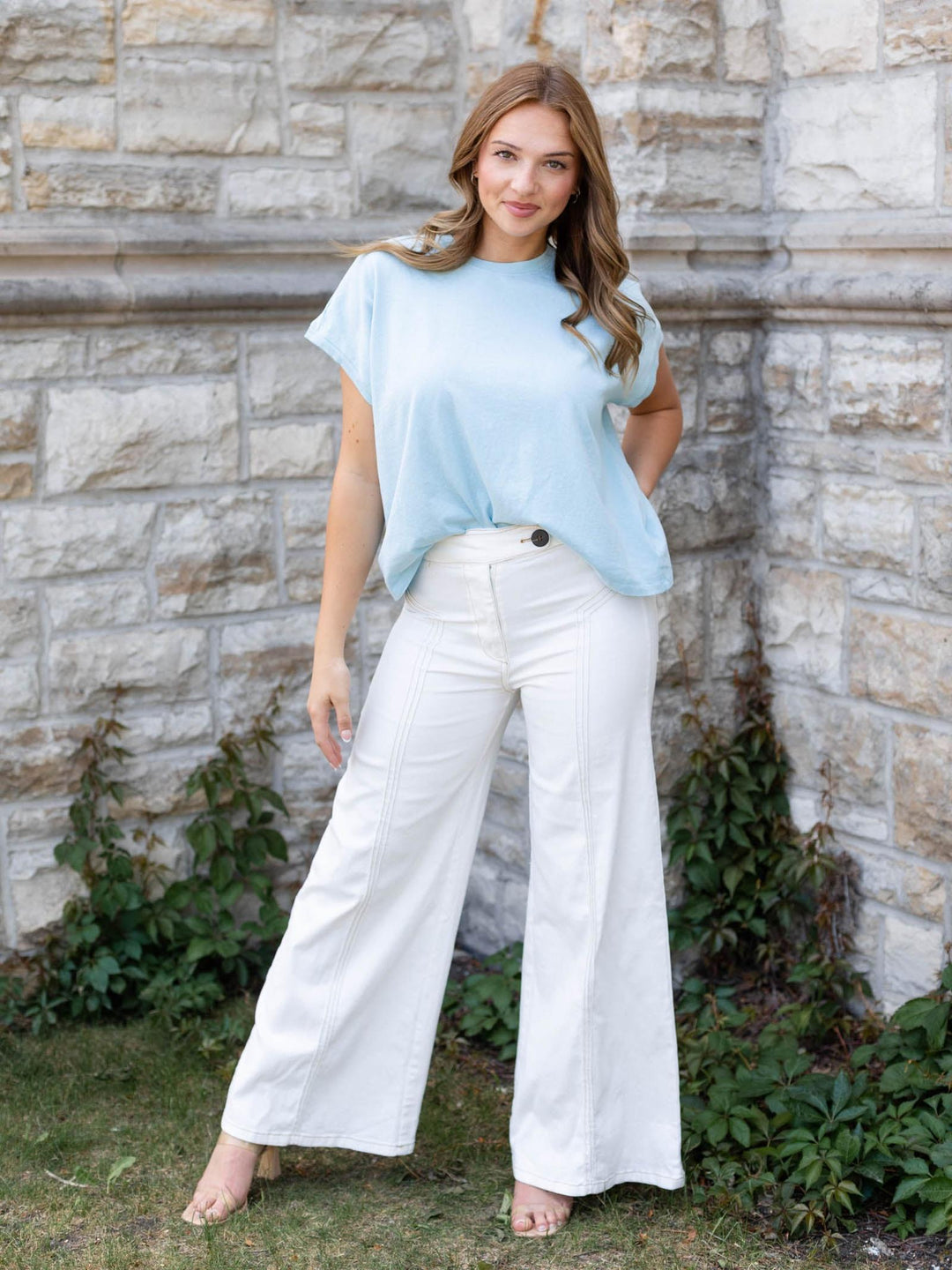Oversized boxy washed tee