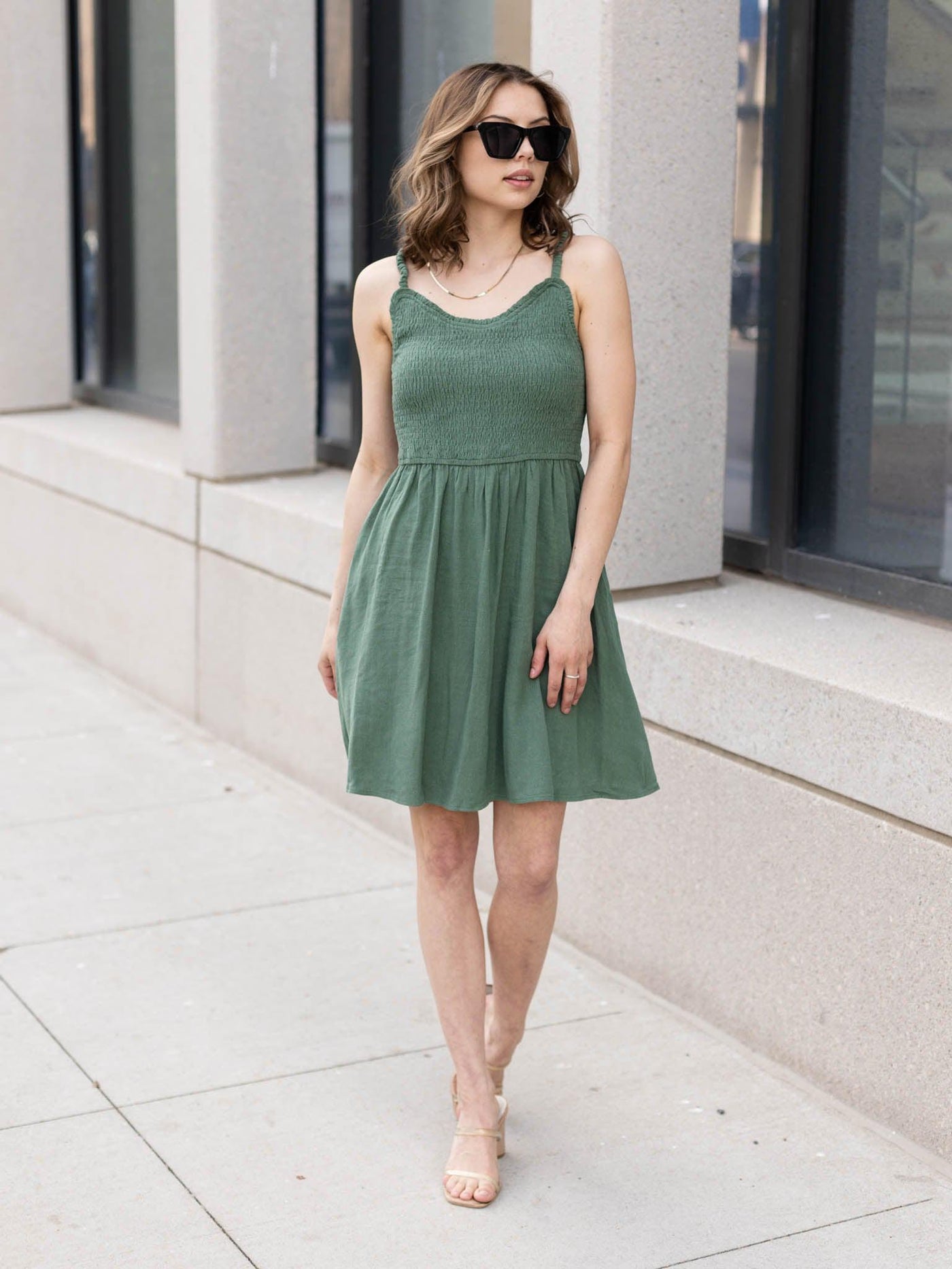 smocked dress