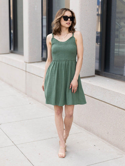 smocked dress