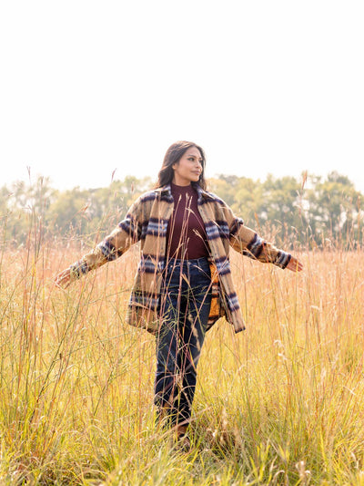 plaid shacket