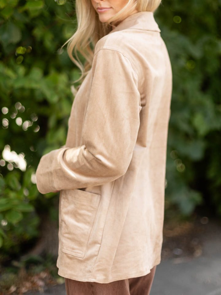 Z Supply Decker Suede Chore Coat