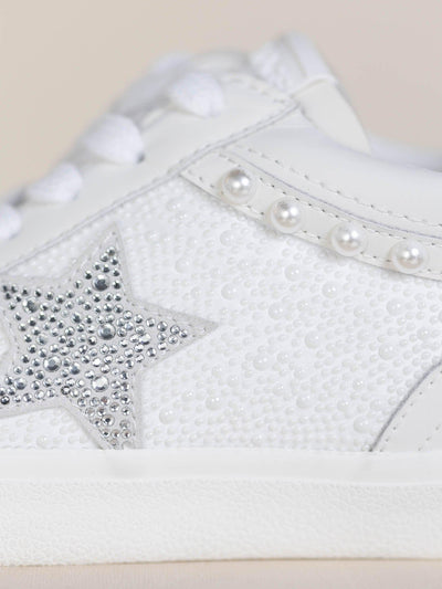 pearl accent sneaker
