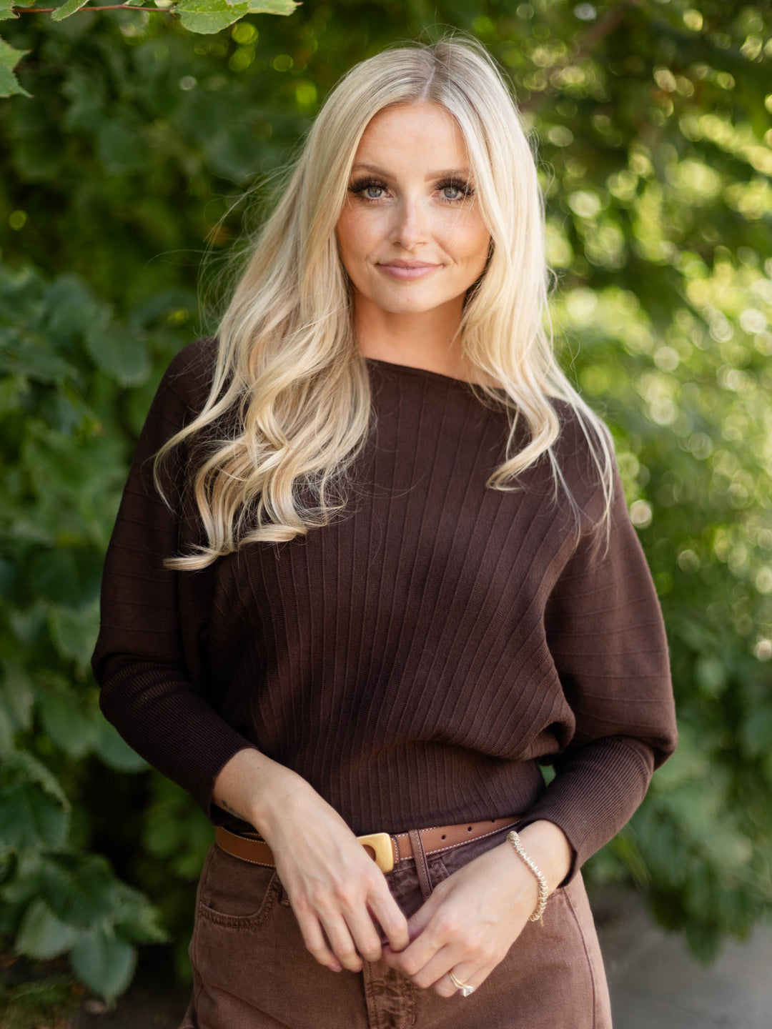 Brown sweater
