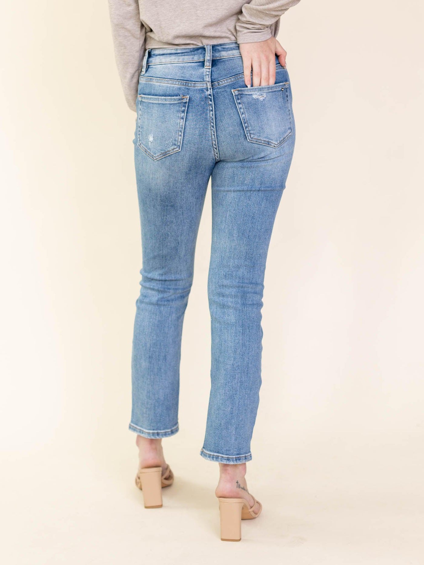 side vent hem denim