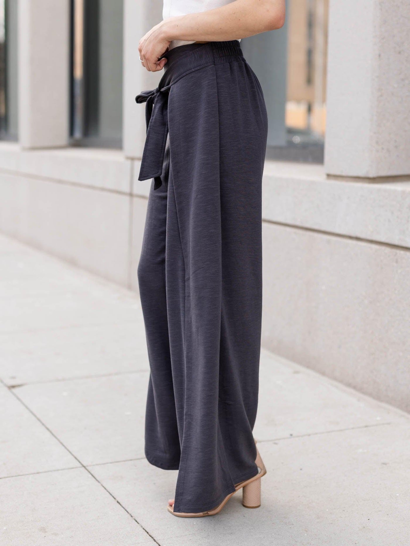 tie waist pant