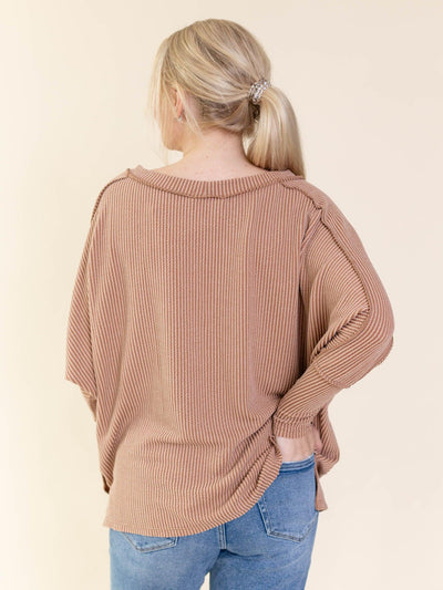 dolman textured top