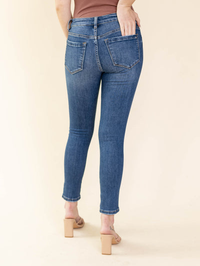 ankle skinny denim