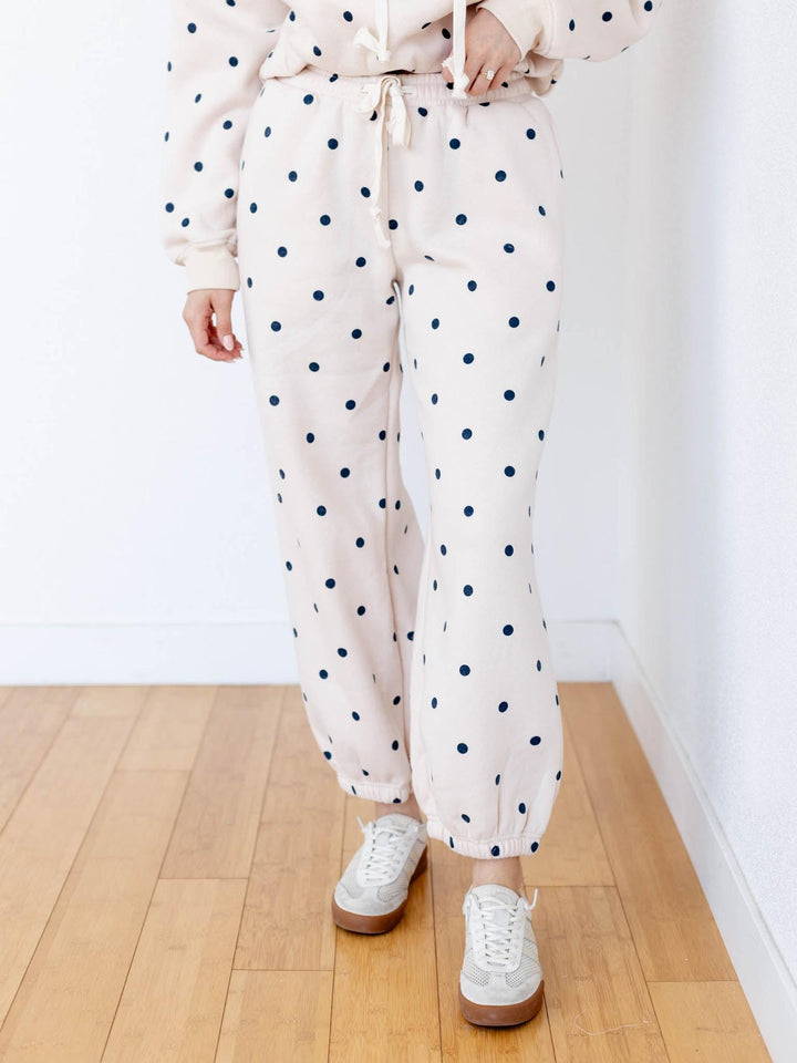 polka dot sweatpants