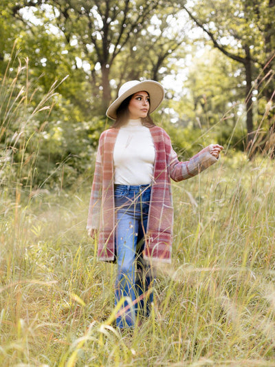 open front cardi
