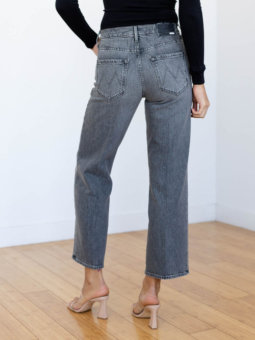 washed grey ankle denim