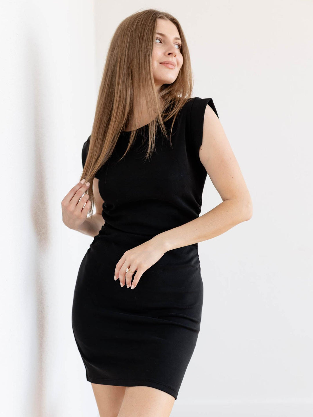 sleeveless tee shirt dress