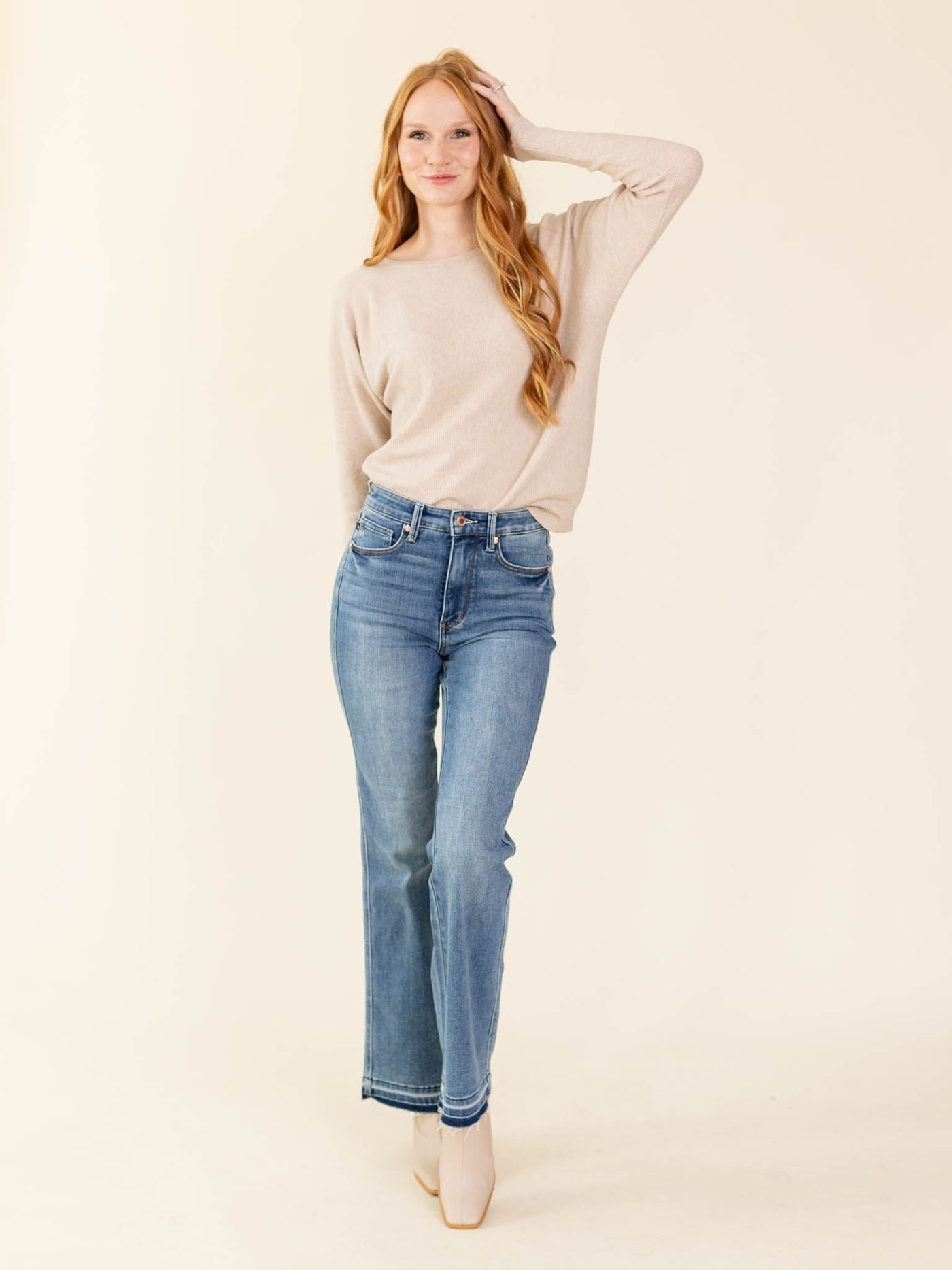 lightweight boat neck sweater