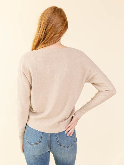 thin textured sweater