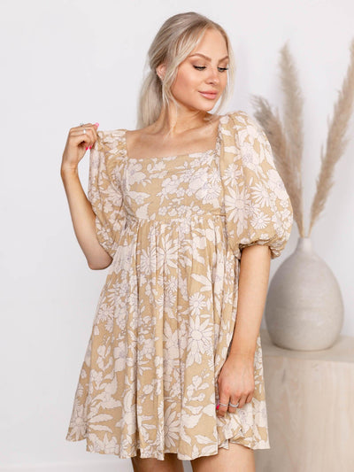 floral retro dress