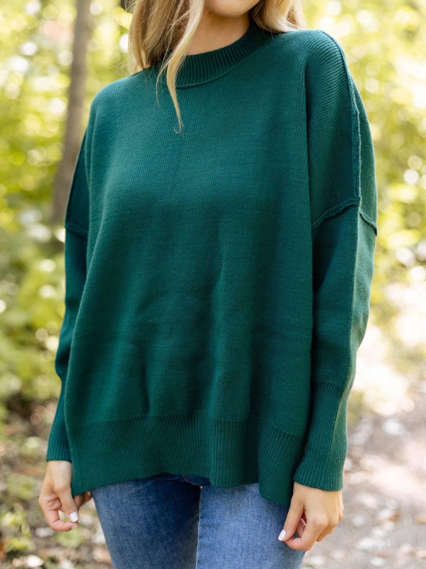 dark sweater