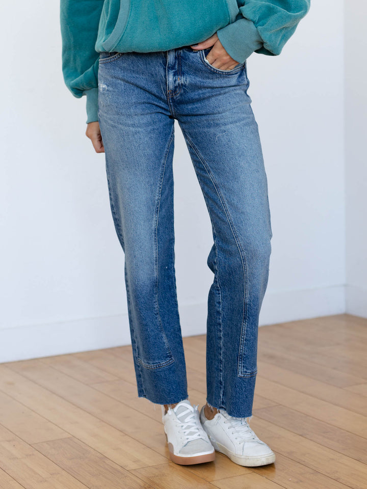 small seam barrel medium denim