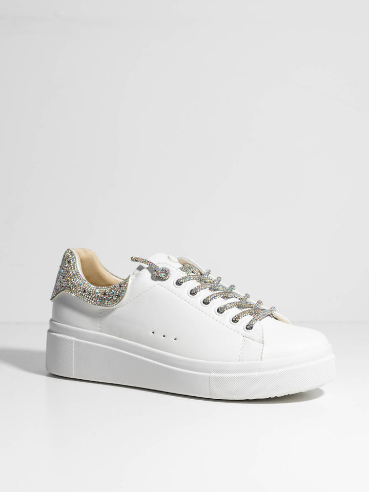 white feminine sneaker