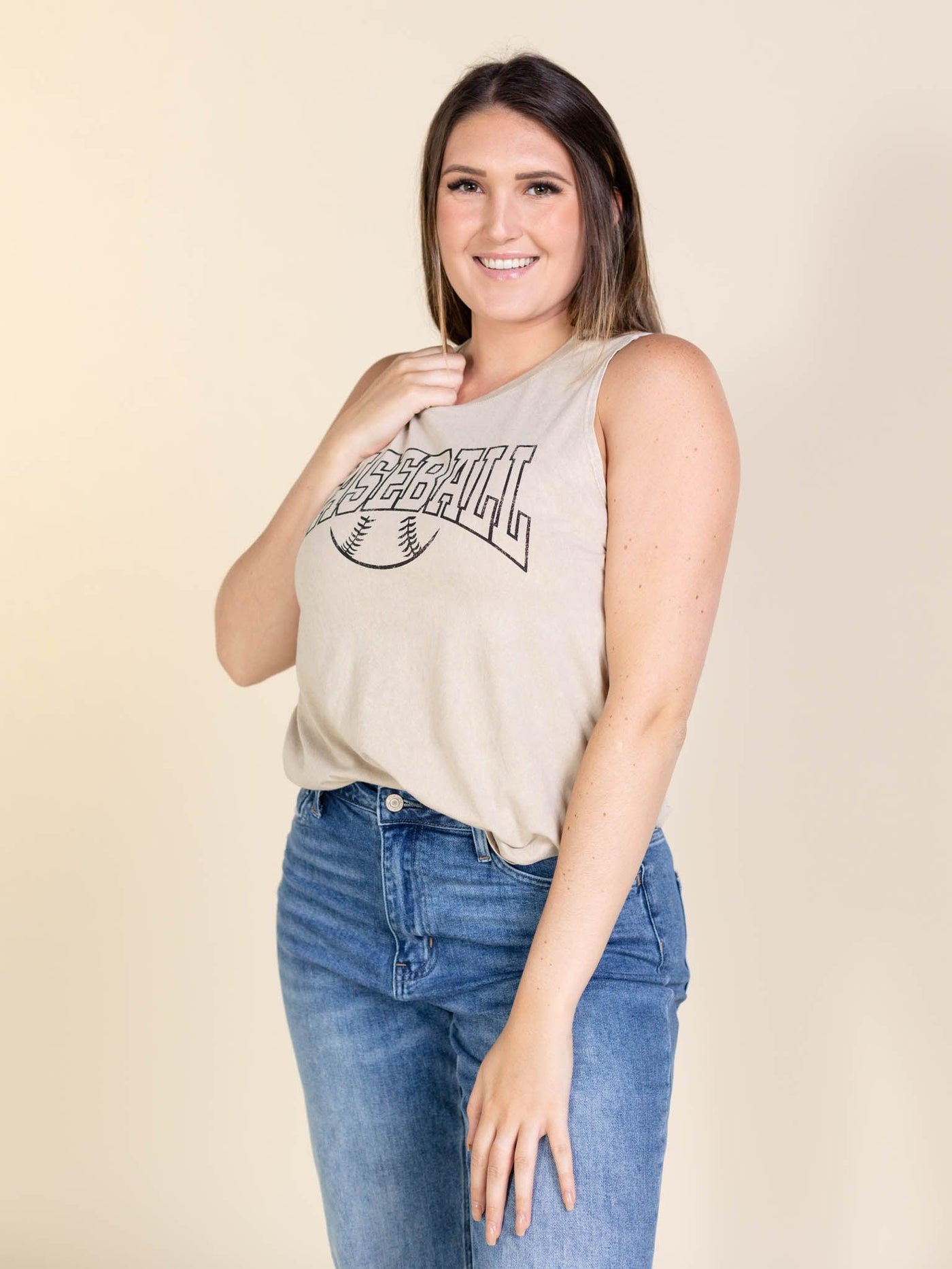 neutral baseball shirt