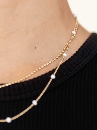 layered beaded necklace