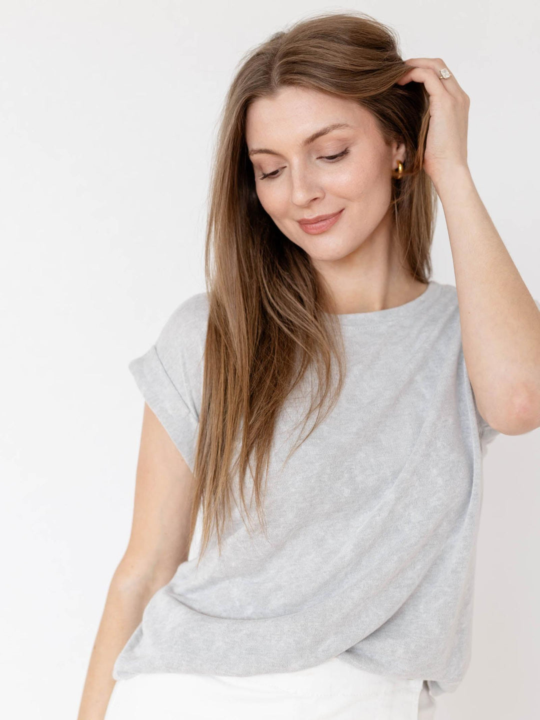 basic slouchy tee shirt
